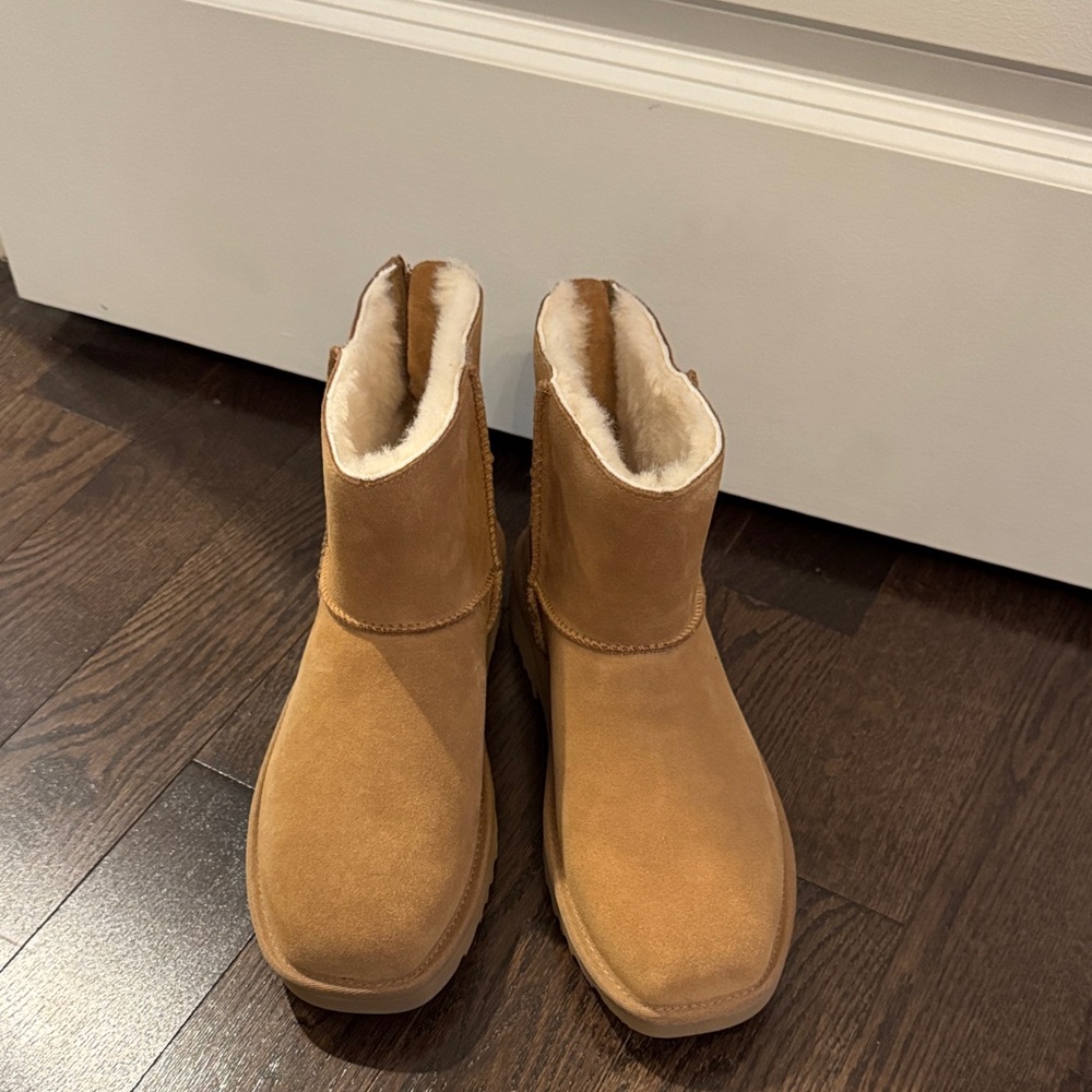 UGG Chestnut Shearling Ankle Boots